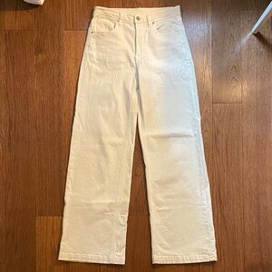 GAP Women's Hi-Rise Stride Wide Leg Jeans